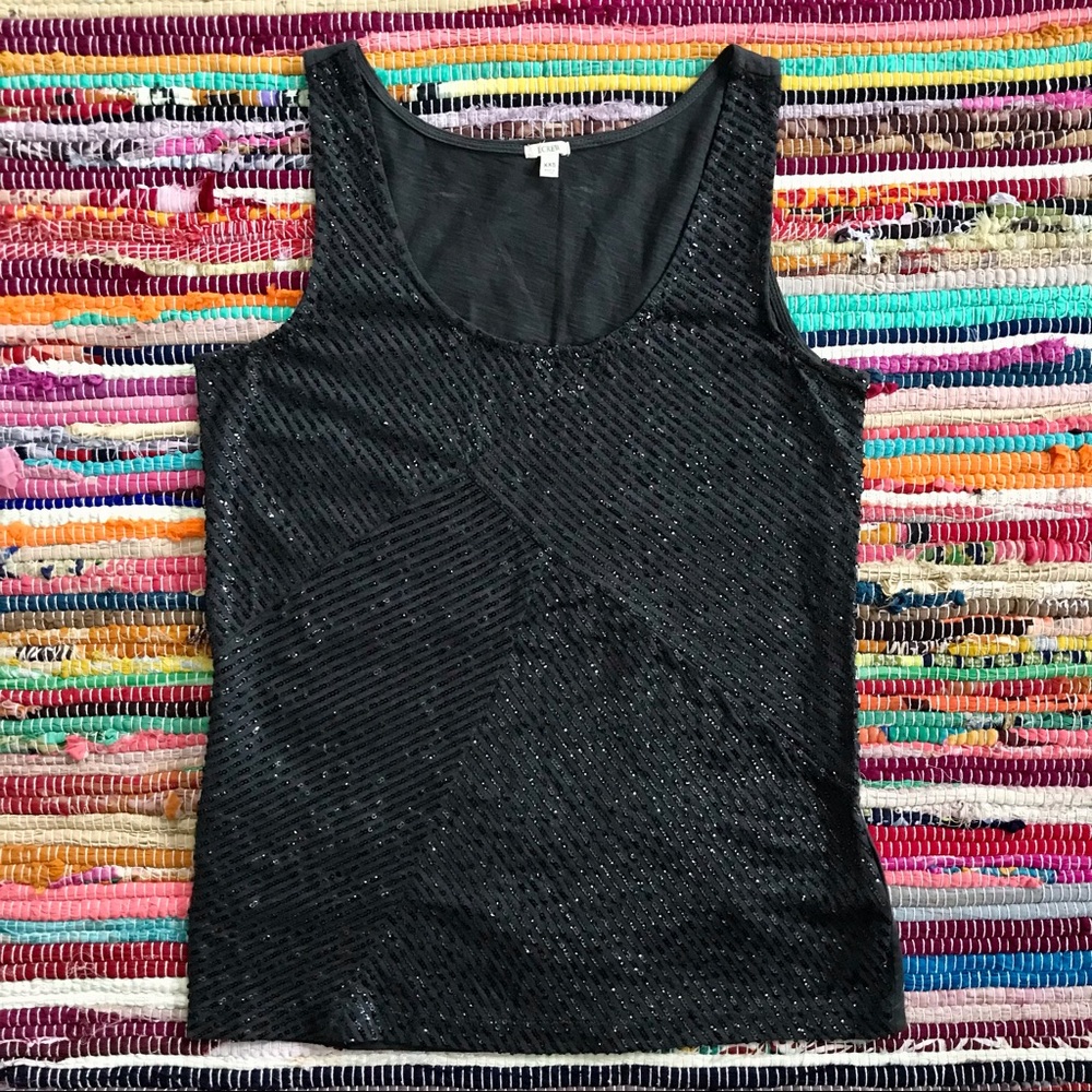 J. Crew ~ Sequin tank top